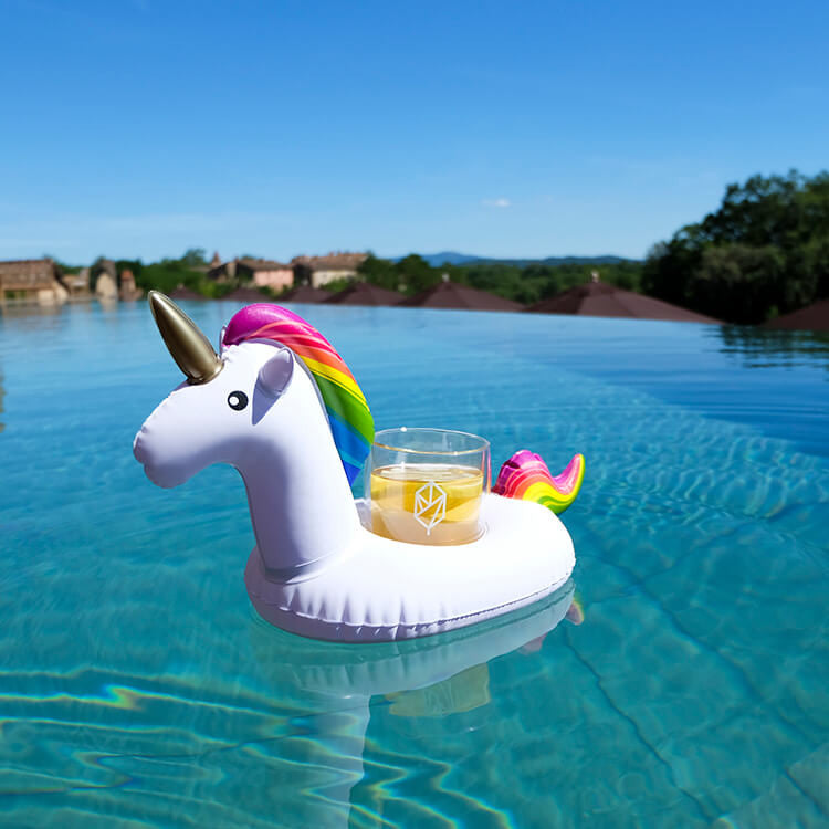Mini Unicorn Cupholder Floaty by #GETFLOATY