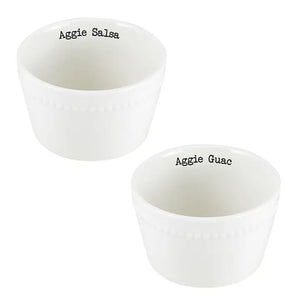Aggie Salsa and Guac bowl set - KRK home boutique