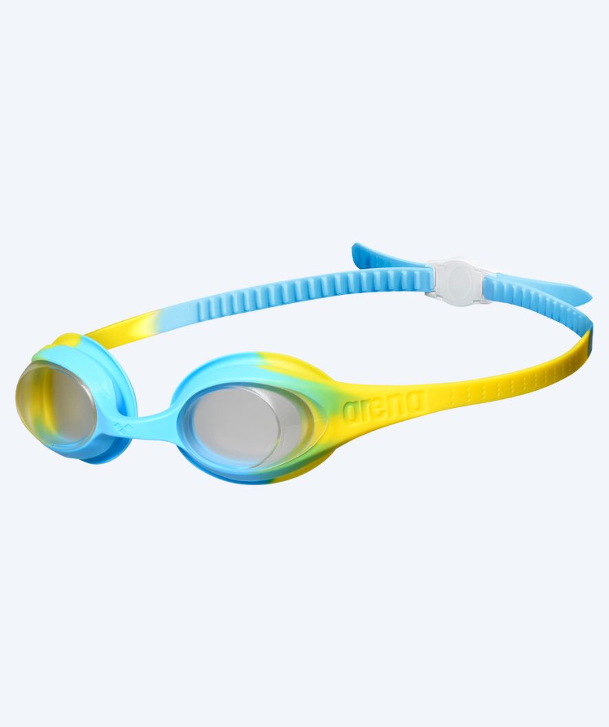 Arena Schwimmbrillen für Kinder (6-12) - Spider - Gelb/Klar