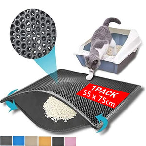 Foldable Pet Cat Litter Mat Waterproof Double Layer EVA Bed Pads - My Pampered Pets
