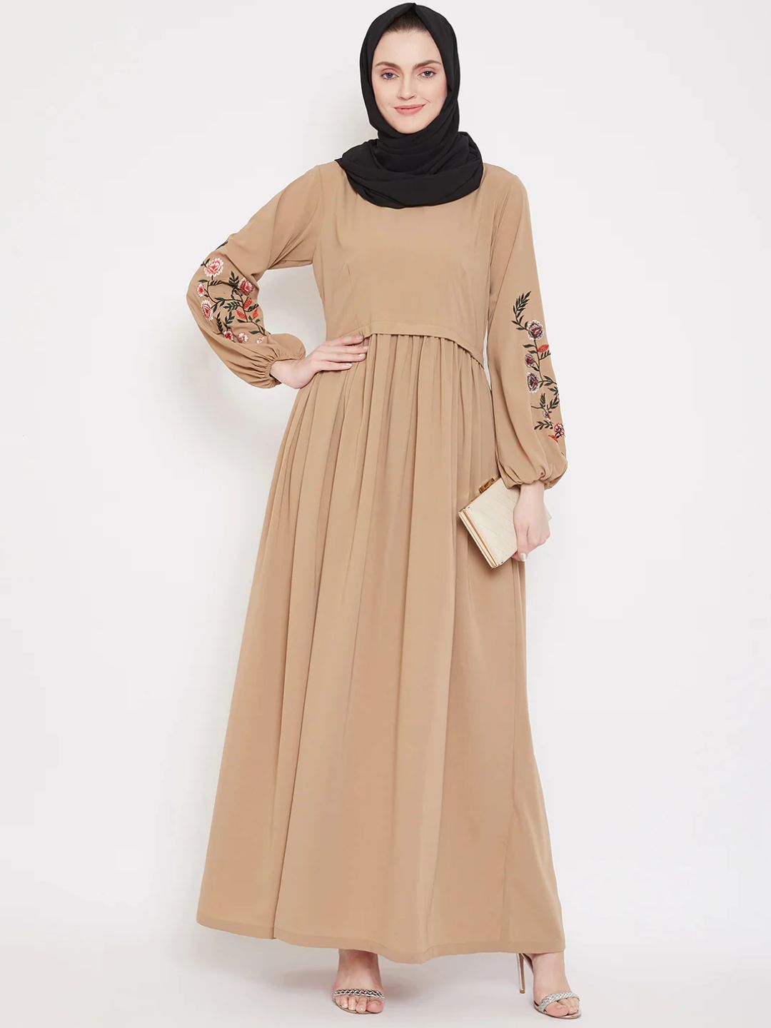 Asymmetrical Silhouettes - Embroidered Abayas