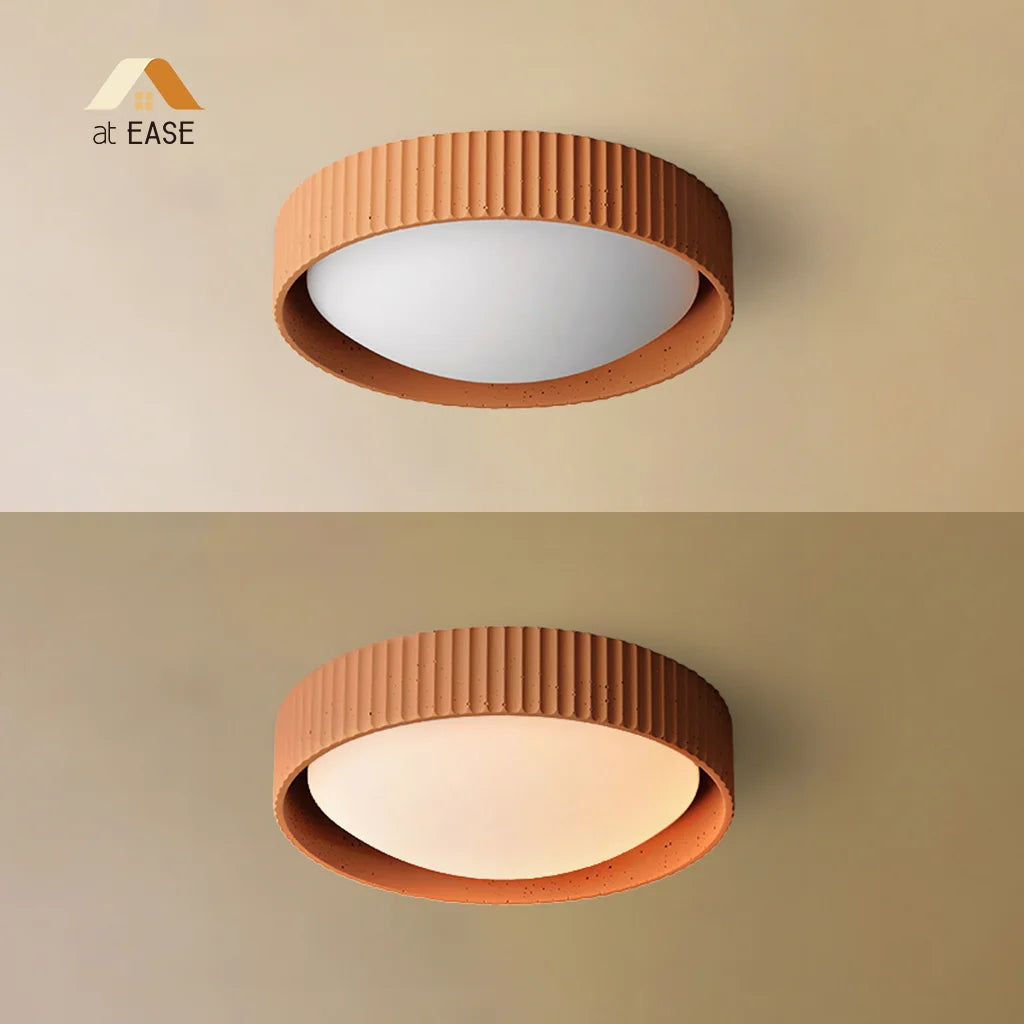 Argo Concrete Flush Mount Ceiling Light on&off.webp__PID:ee9ce543-7466-4d02-b36b-dd97907ffee5