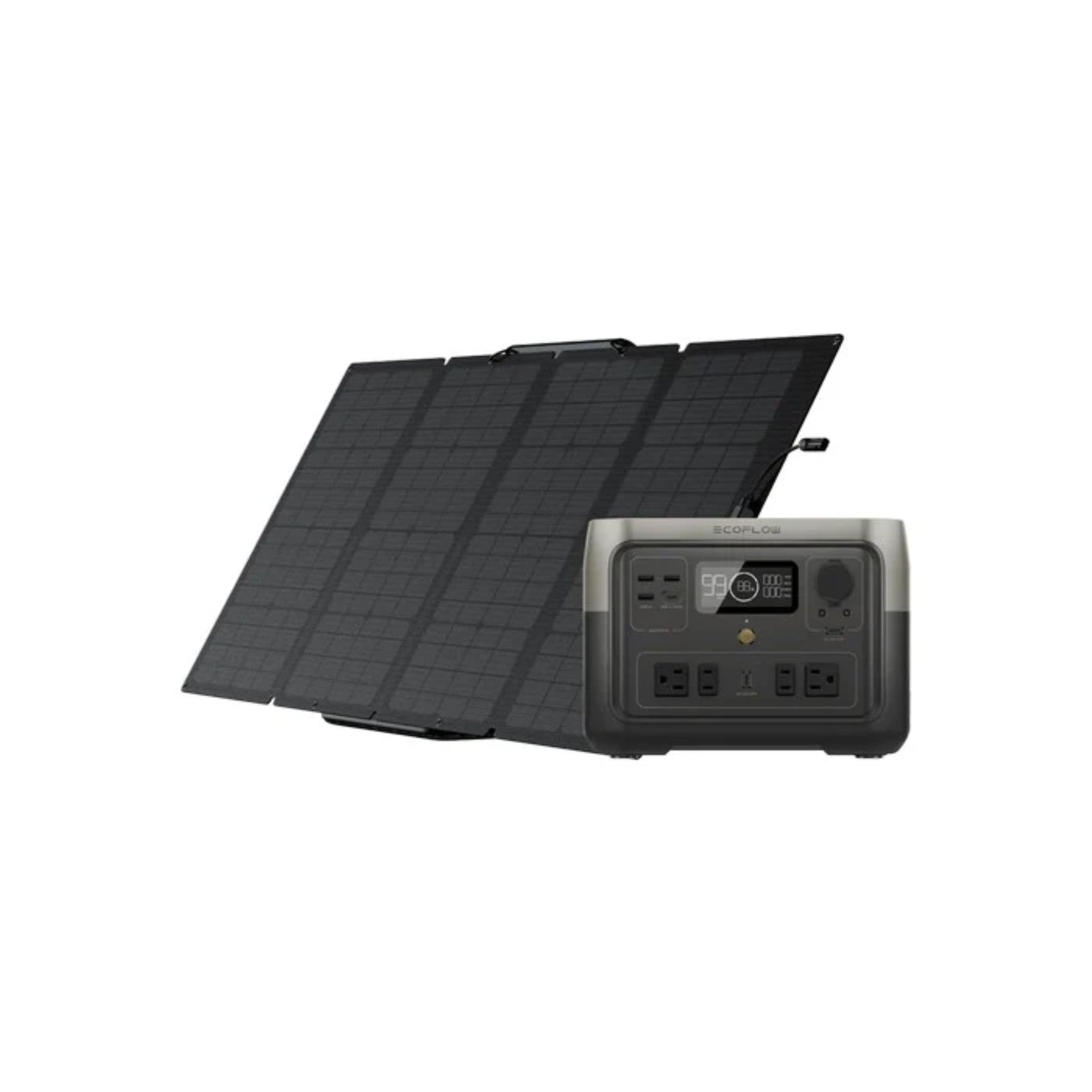 EcoFlow RIVER 2 Max + 1*160W Portable Solar Panel