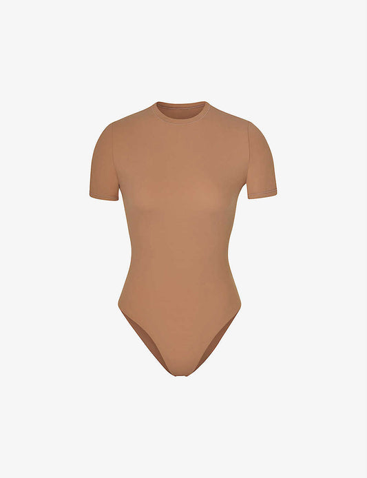 FITS EVERYBODY HIGH NECK BODYSUIT | BRONZE