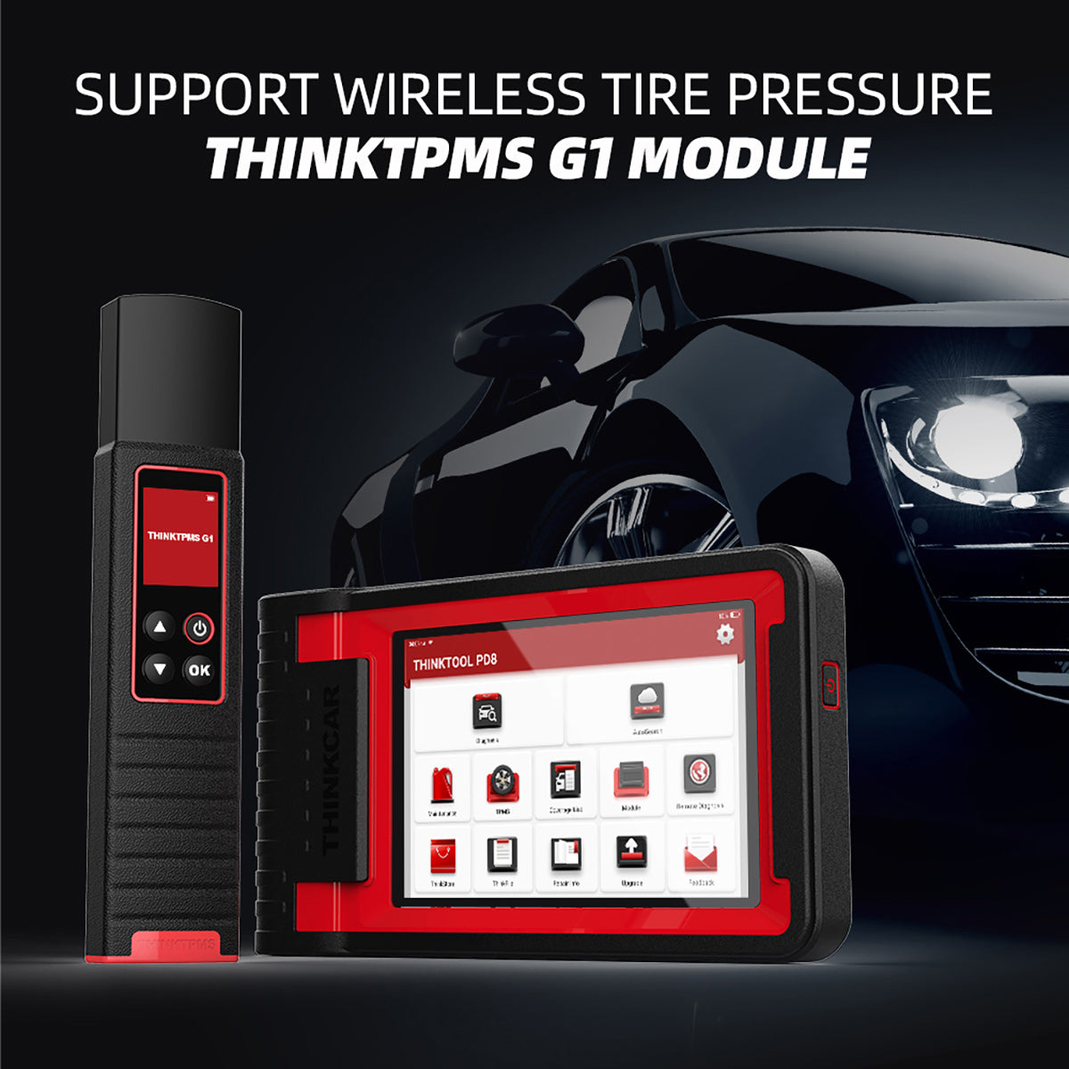 PD8 support wireless tire pressure