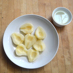 Pear Marzipan tartlets