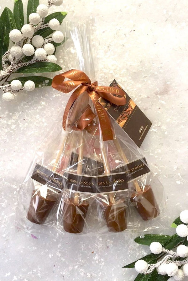 Luxury Hot Chocolate Stirrers - Plain / Flavoured - Robins & Sons