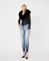 Photo of Cross Fox stretch leather jacket in black by Jitrois