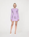 Photo of Donna stretch suede dress in lilac by Jitrois