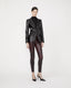 Photo of Kate stretch leather blazer jacket in black by Jitrois