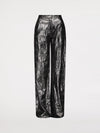 Product photo of a Lauda leather pants in crocodile by Jitrois