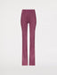 Product photo of a Niki stretch suede pants in burgundy by Jitrois