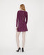 Photo of Olivia stretch suede dress in burgundy by Jitrois