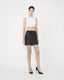 Photo of Rue stretch leather skirt in black by Jitrois