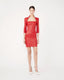 Photo of Sophia stretch leather dress in red by Jitrois