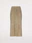 Product photo of a Street stretch suede skirt in taupe grey by Jitrois