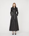 Photo of Trinity stretch leather coat in black by Jitrois