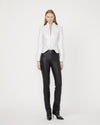 Photo of Victoria stretch leather jacket in white by Jitrois