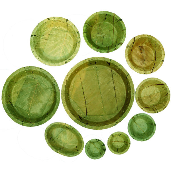 Sal Leaf Dishes - Biodegradable and Sustainable Alternatives to Plastic Utensils.