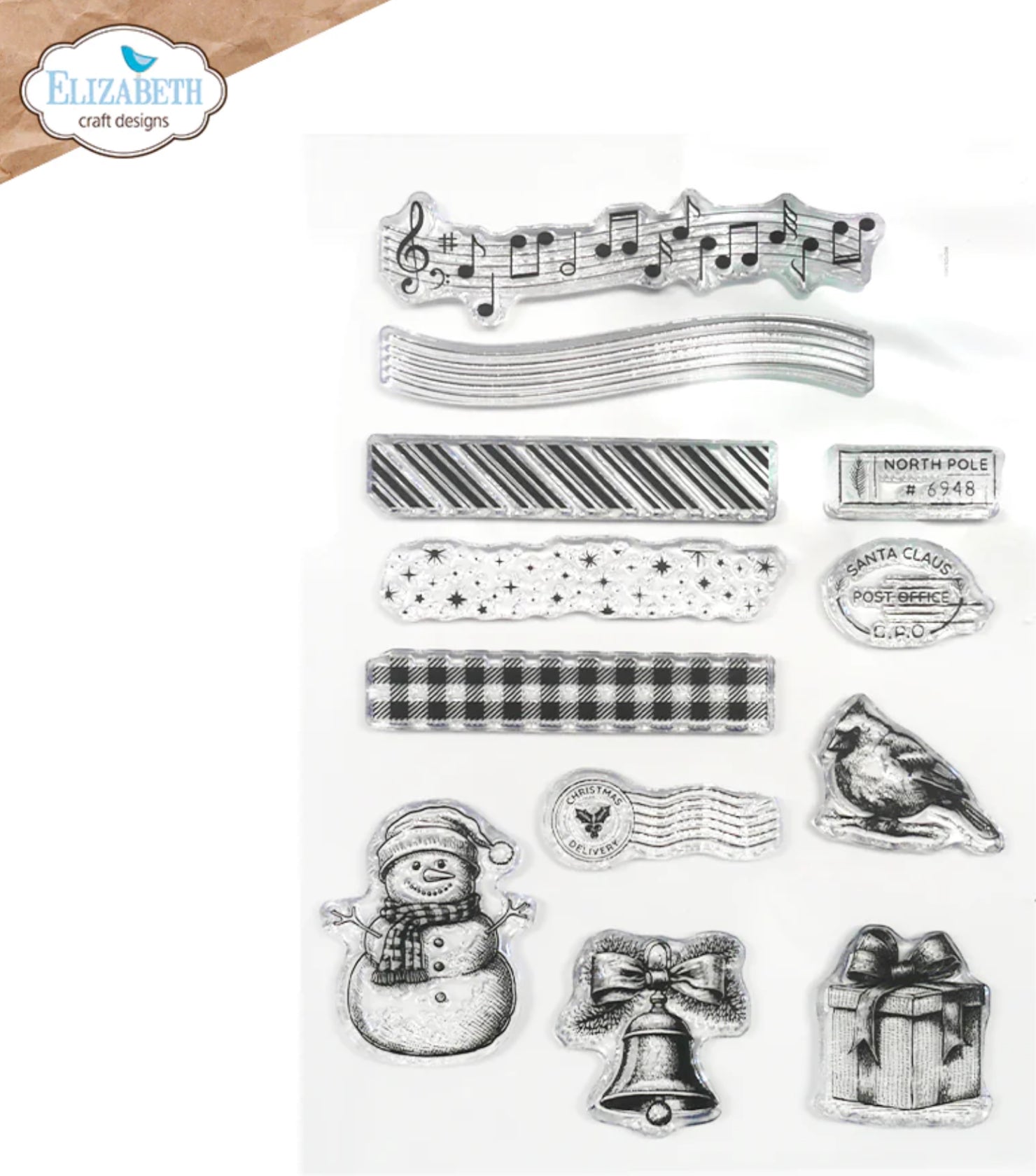 Elizabeth Crafts Designs - Bullet Journal 2 Stamp Set - 810003531025