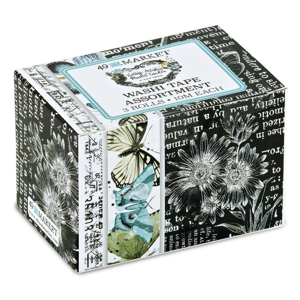 49 and Market Vintage Bits Lace Washi Tape Set 3/Pkg-Salsa