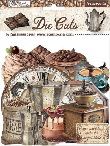 Stamperia - A5 - Clear Stamp Set - Coffee & Chocolate - Chocolate Elem –  Topflight Stamps, LLC