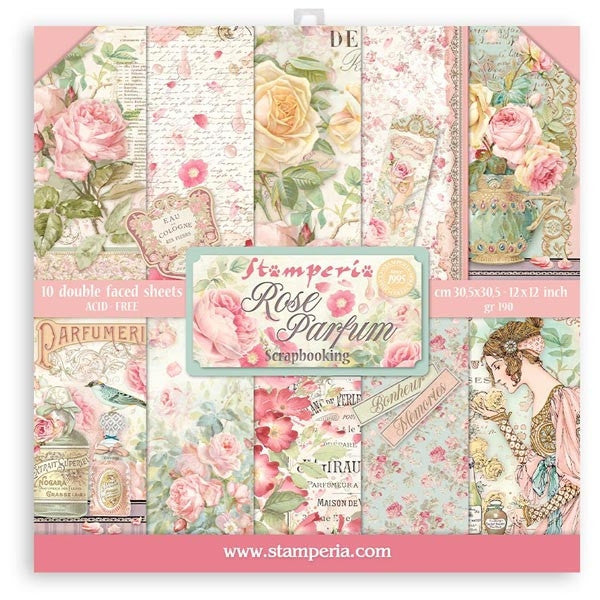 Stamperia Scrapbook Welcome Home - 12 x 12 Paper Pad – Decoupage