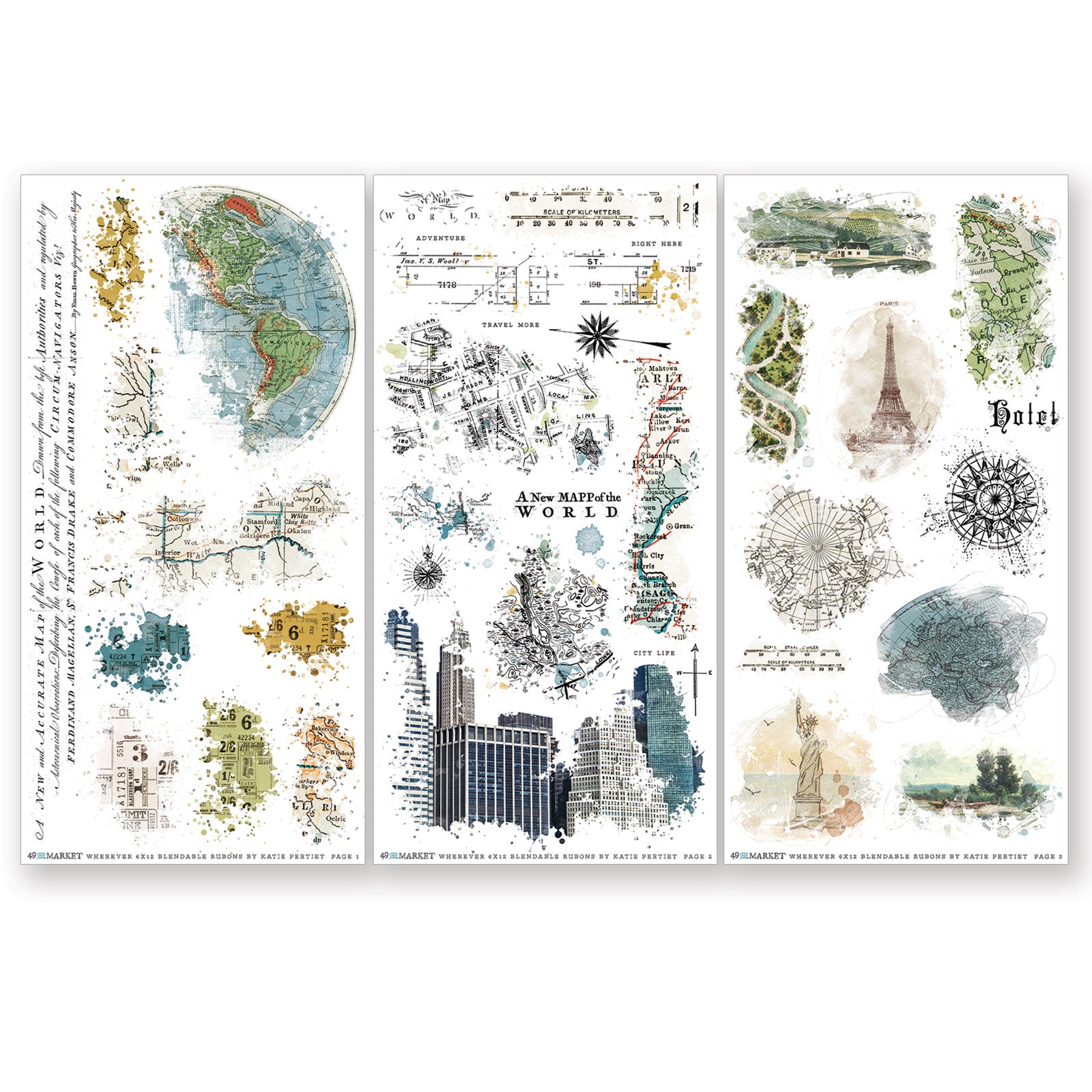 49 & Market Wherever Collection Bundle with Chipboard – Kreative