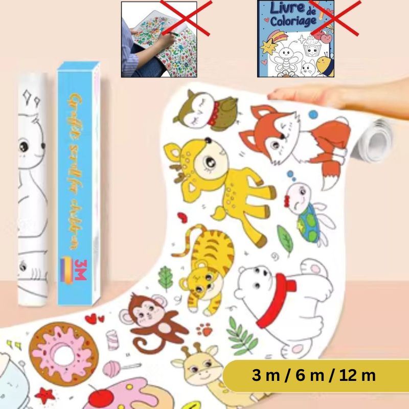 coloriage geant format geant 3m 6m 12m