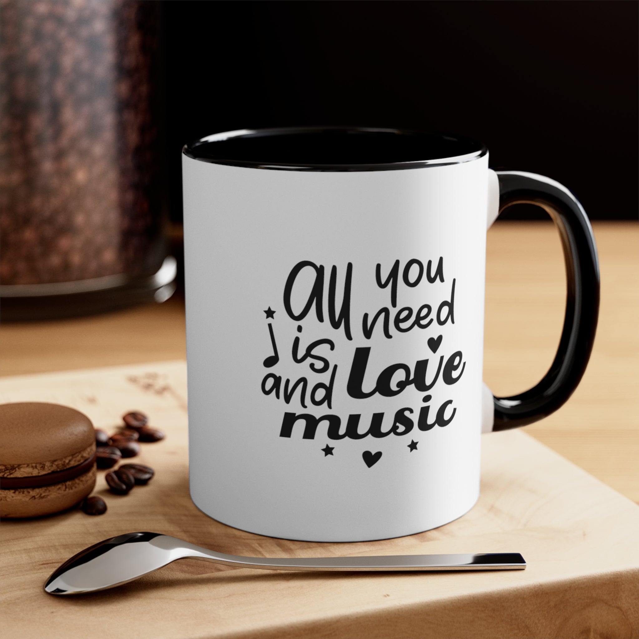 Music Lovers Mugs All You Need is Love and Music