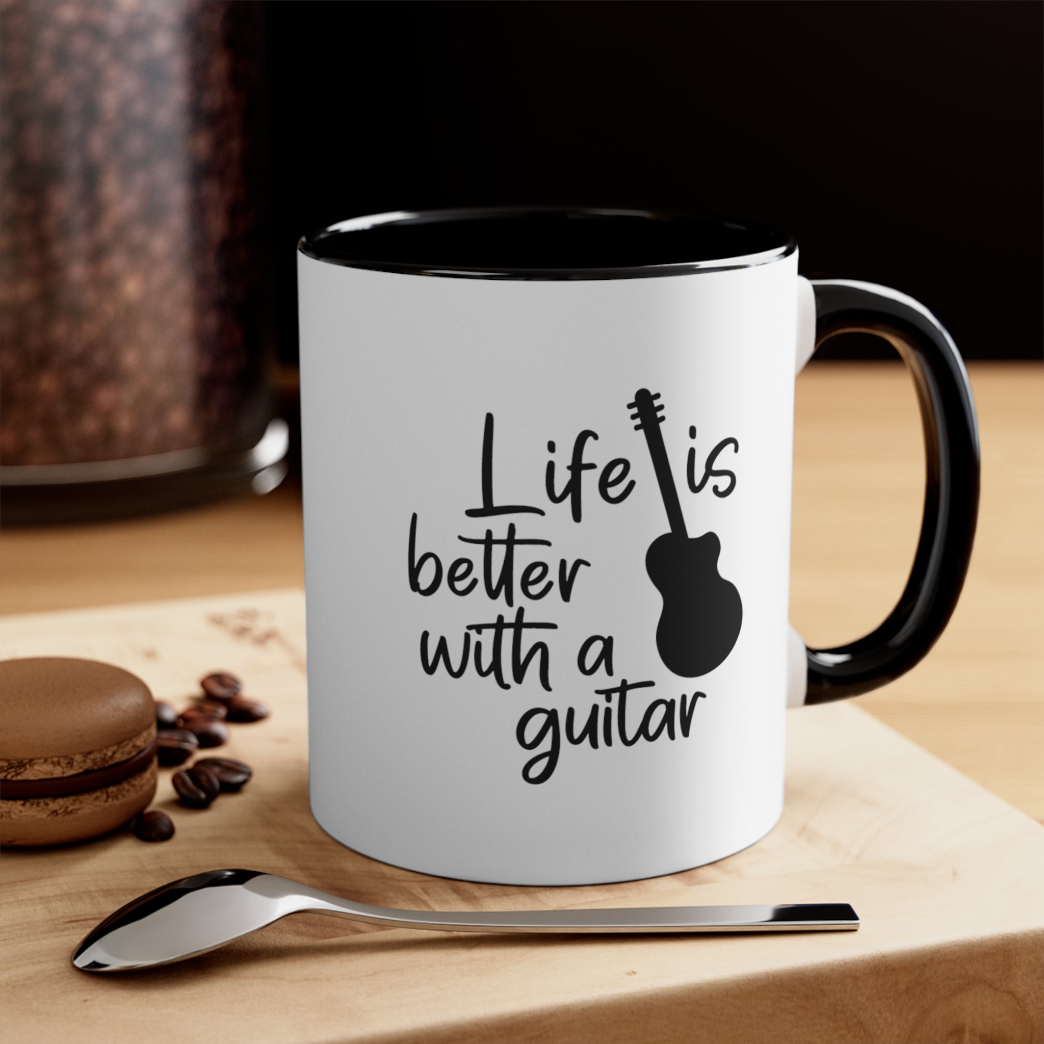 Music Lovers Mugs Life if Better with a Guitar