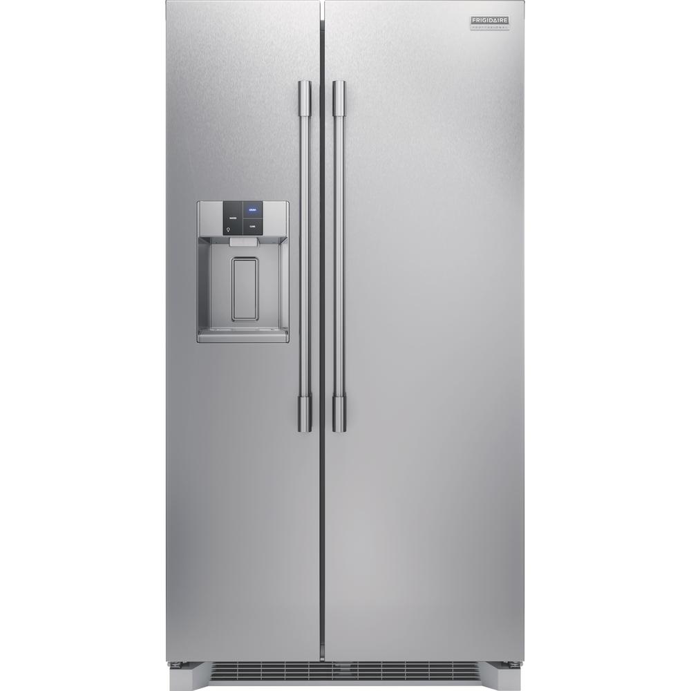 Frigidaire Professional 36-inch, 22.3 cu. ft. Side-by-Side Refrigerator with Water and Ice Dispensing System PRSC2222AF