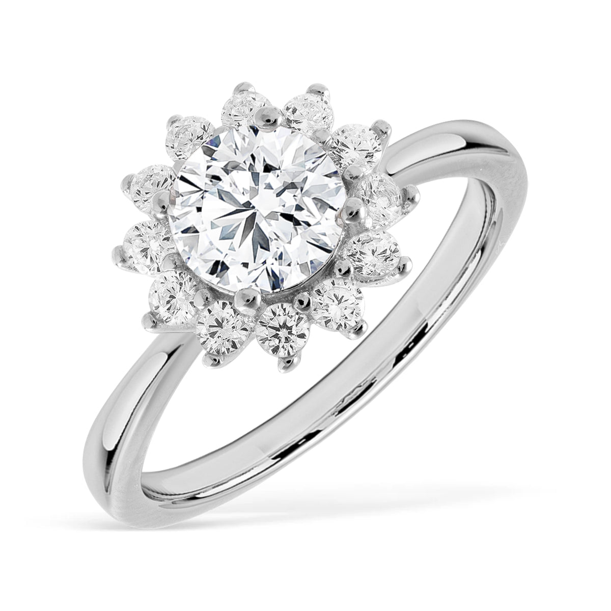 Luminous Grace Ring Side View