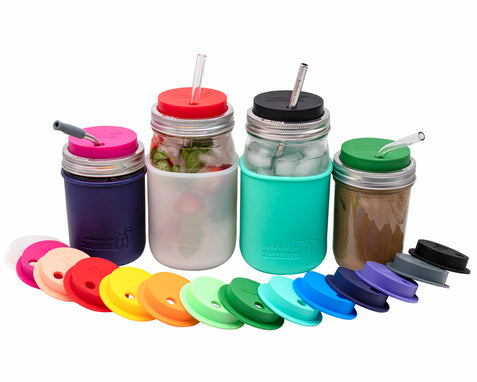 Ball One-piece Straw Lid - Mason Jar Merchant