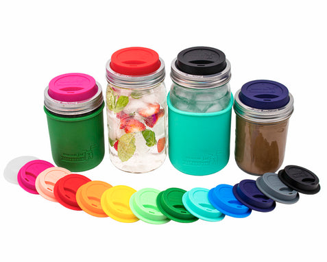 Mason Jar Sippy Cup  Glass Sippy Cup for Toddlers - JarJackets