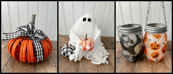 Mason Jar Lifestyle 3 Spookily Simple Fall & Halloween Decorations Crafts Using Mason Jars Blog Oct 2023 Divider 3 images of craft projects