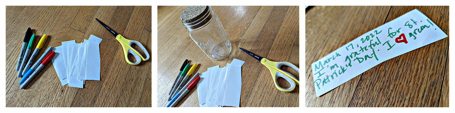 Jars of Joy Gratitude Every Day Positive Self Talk Mindset daily practice mindfulness journaling