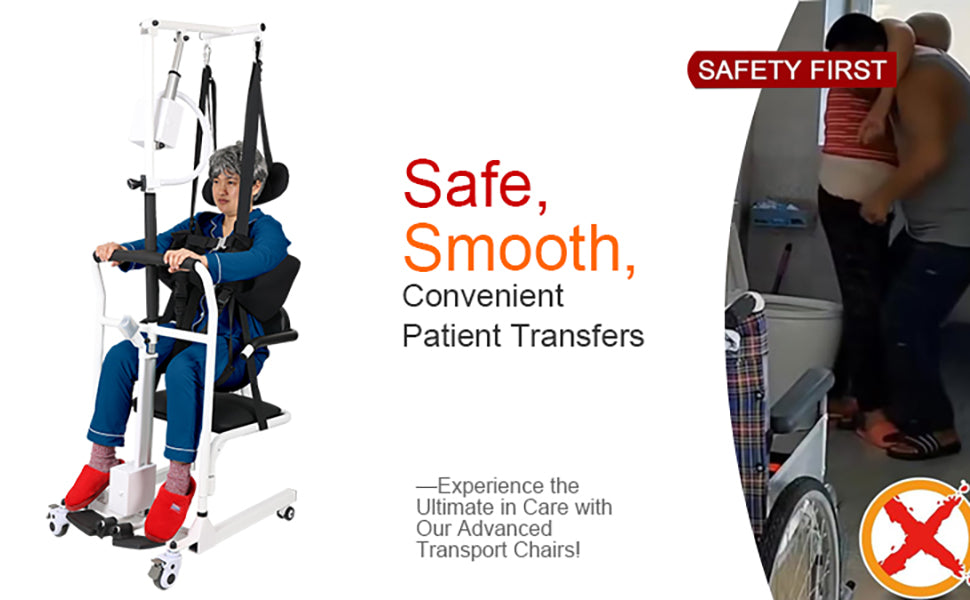 electric Patient Lift transfer Chair medical mobility homecare hospital transfer chair