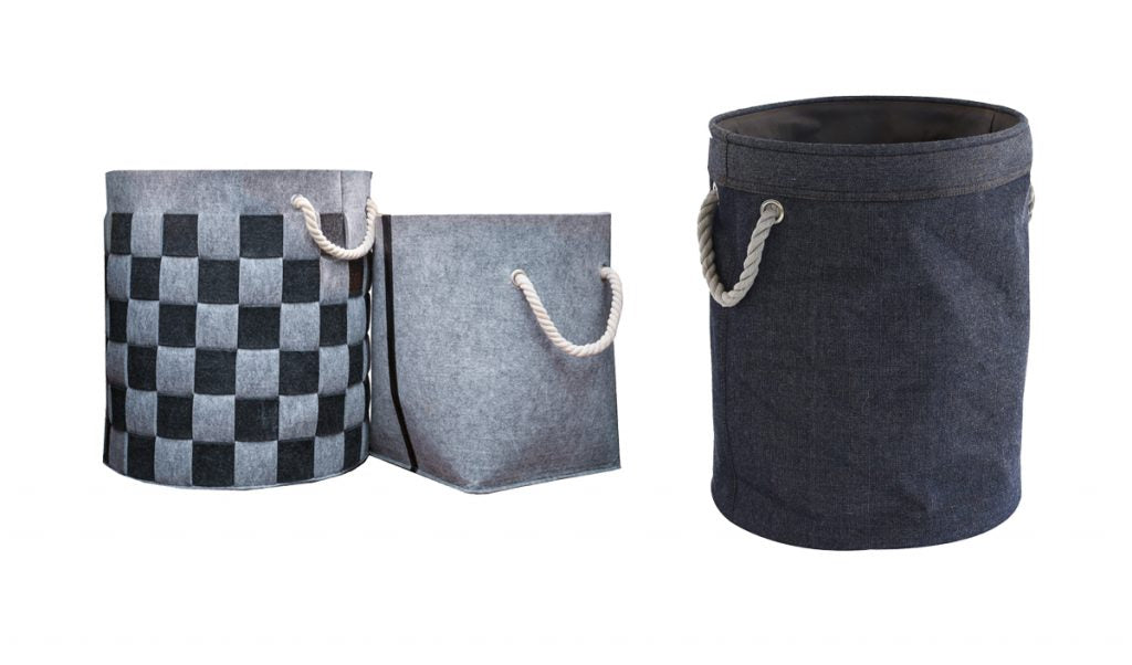 Felt & Denim Baskets - Mocka NZ