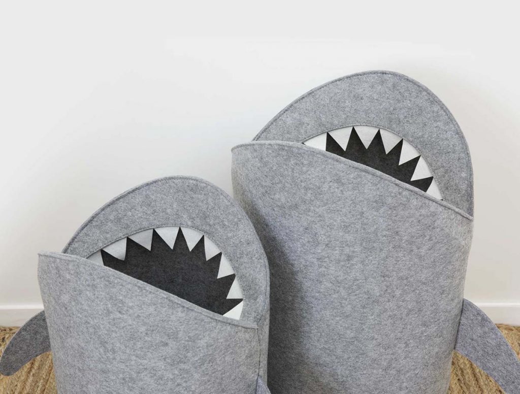 Kids Shark Bin Storage Bins - Mocka AU