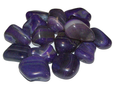 purple striped agate