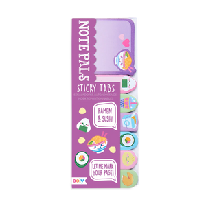 Note Pals Sticky Tabs - Ramen and Sushi - EJ Kids The Toy Store