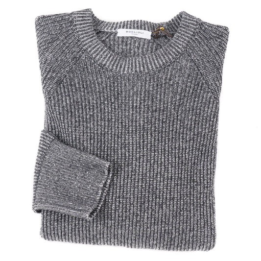 Boglioli Superfine Merino Wool-Silk Sweater