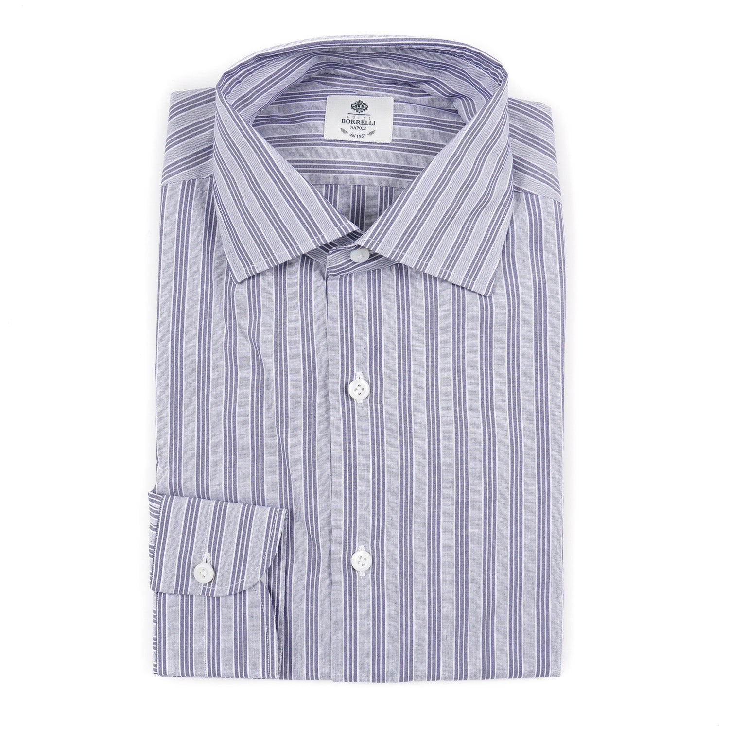 Luigi Borrelli Regular-Fit Cotton Dress Shirt – Top Shelf Apparel