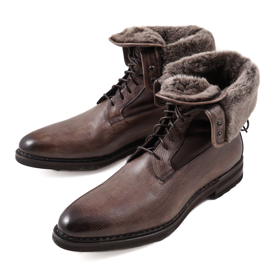 Santoni Ankle Boots with Shearling 