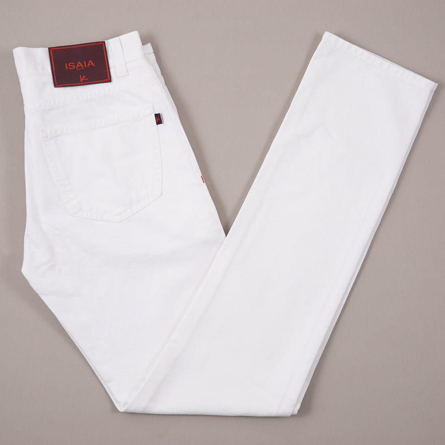 white selvedge jeans