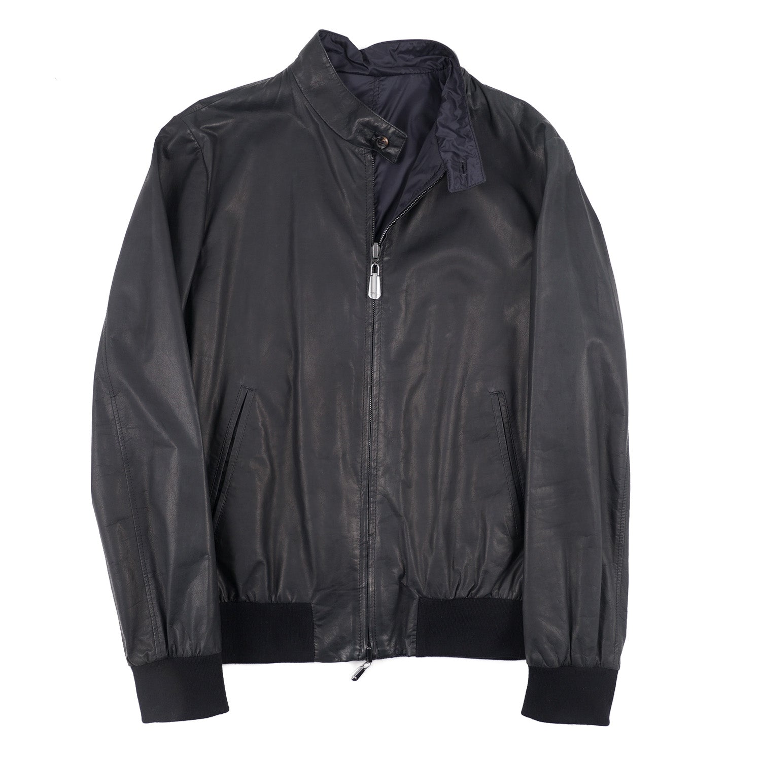 Cesare Attolini Reversible Lightweight Leather Jacket – Top Shelf Apparel