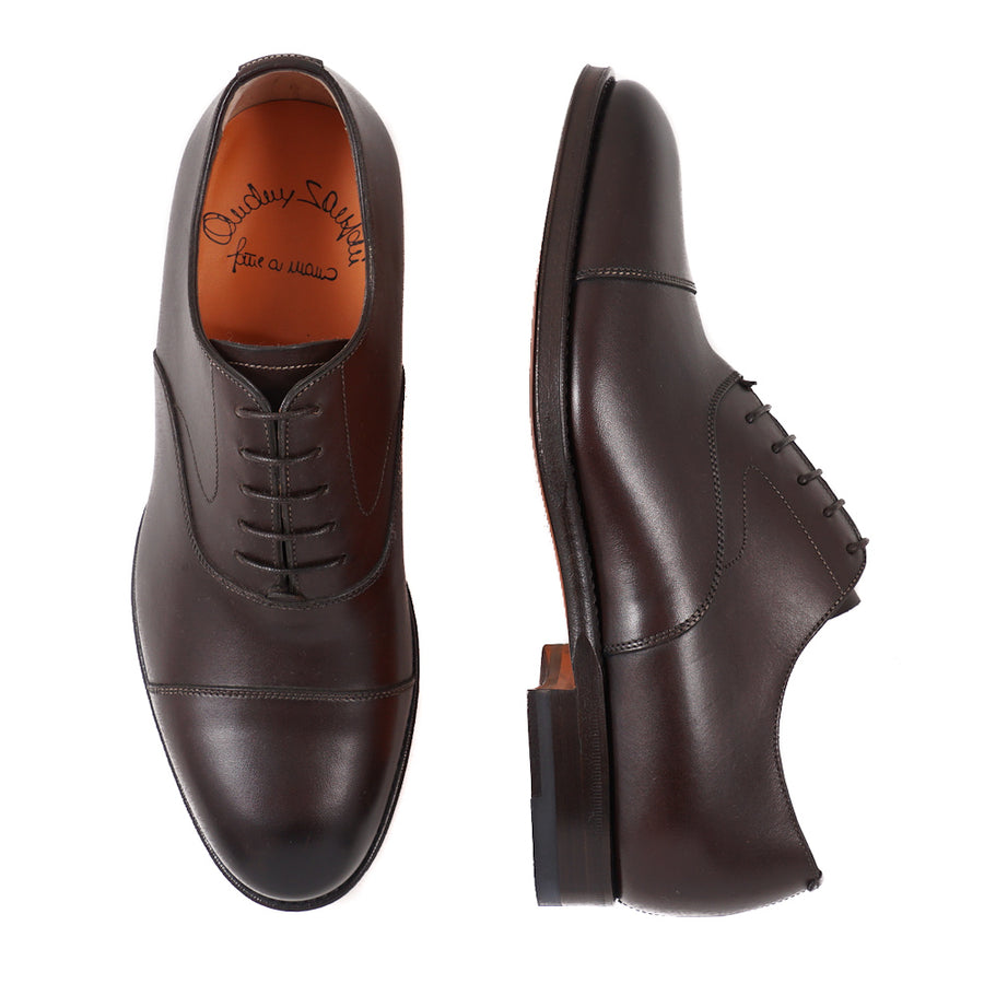 Santoni Cap-Toe Oxford in Brown – Top Shelf Apparel