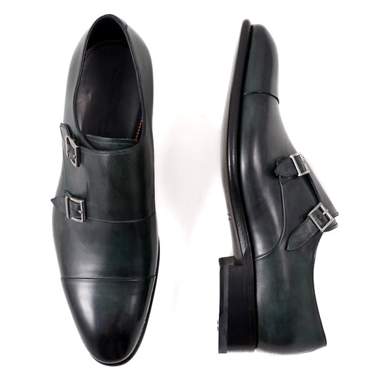 Ermenegildo Zegna Men's New Flex Monk-Strap Shoes