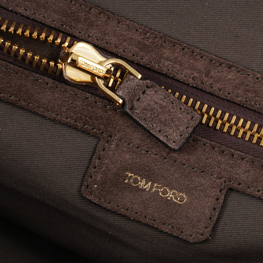 Tom Ford 'Buckley' Overnight Bag in Brown Suede – Top Shelf Apparel